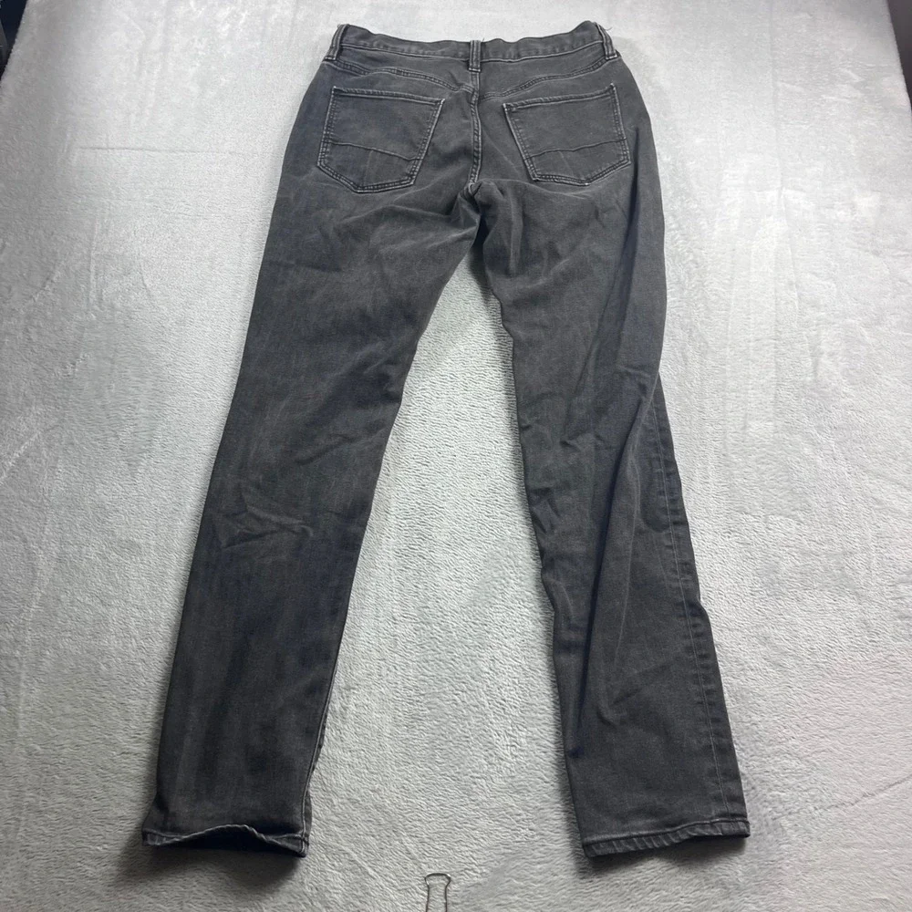 Banana Republic Travel Jean Mens 31x34 Athletic Fit Charcoal Gray Denim Pants